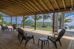 Multiple brown color chairs at the resort